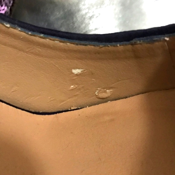 Betsy Johnson Multi Color Shimmer Sequence 7M 5” Heel - Picture 12 of 13